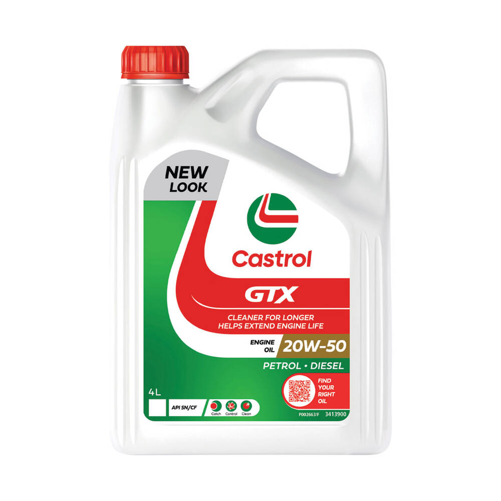 Castrol GTX Engine Oil 20W-50 4 Litre