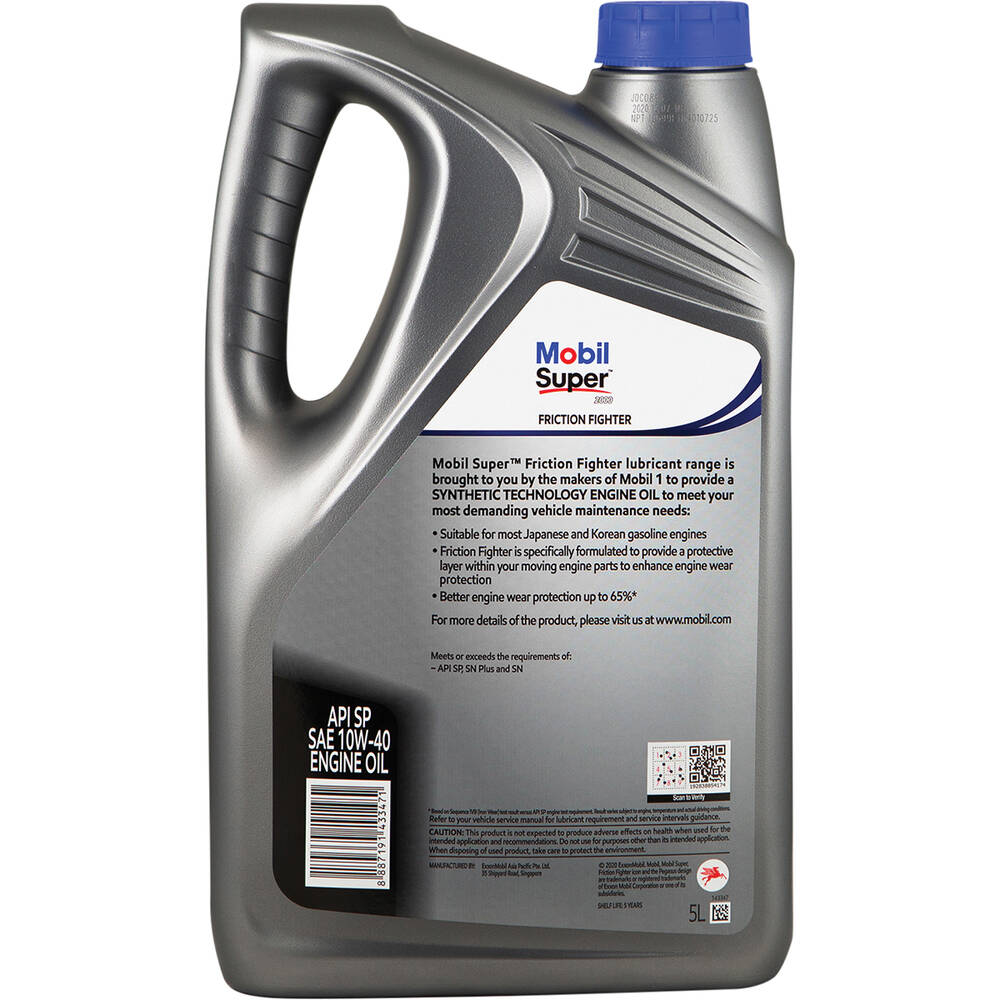 Mobil Super Friction Fighter 10W-40 5L