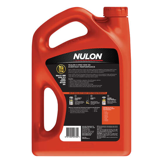 Nulon X-Pro 10W-30 Everyday Performance 5 Litre