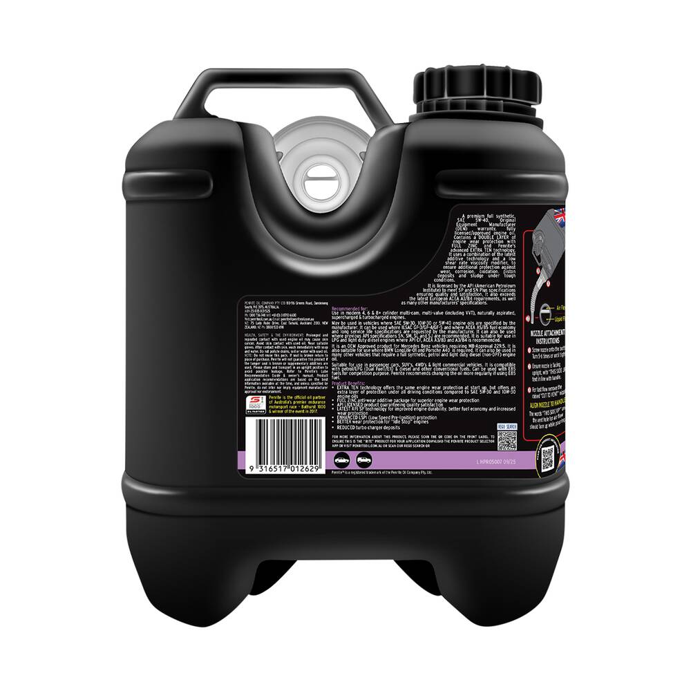 Penrite HPR 5 Engine Oil 5W-40 7 Litre