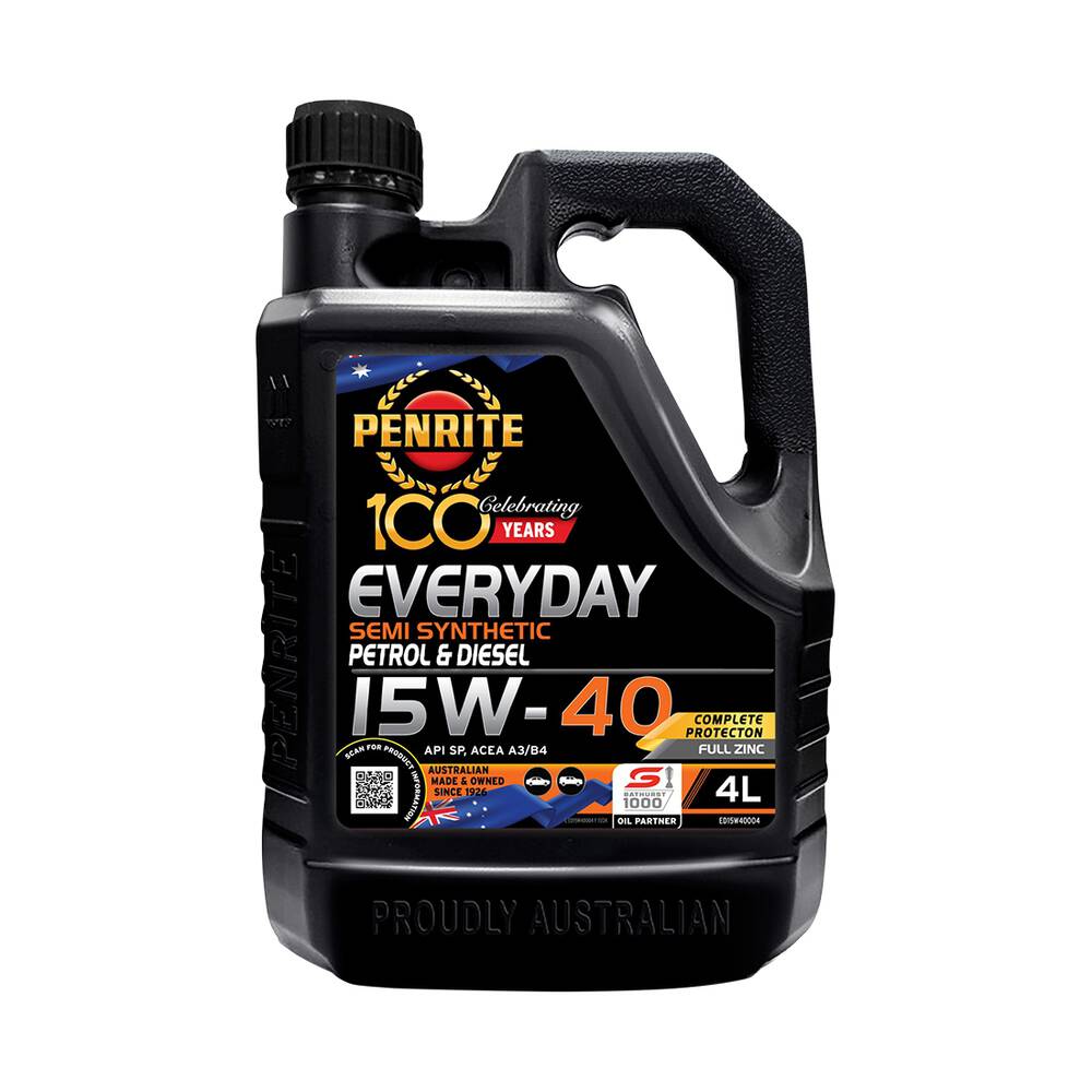 Penrite Semi Synthetic Engine Oil - 15W-40 4 Litre
