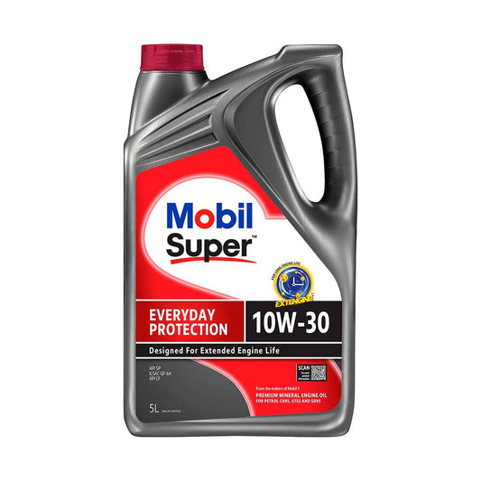 Mobil Super Everyday Protection Engine Oil - 10W-30, 5 Litre