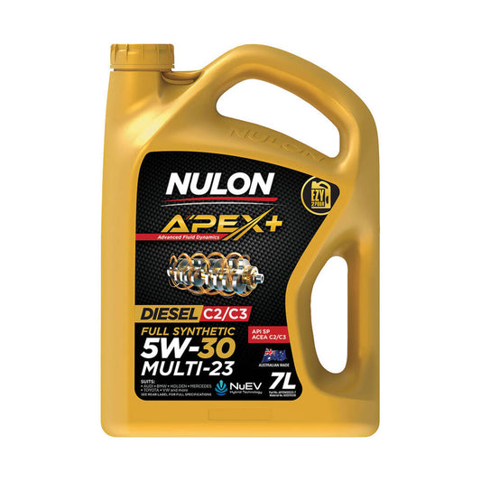 Nulon Full Synthetic Apex+ Multi-23 Engine Oil 5W-30 7 Litre