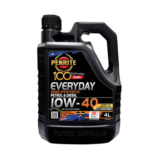 Penrite Semi Synthetic Engine Oil - 10W-40 4 Litre